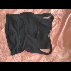 black crop top